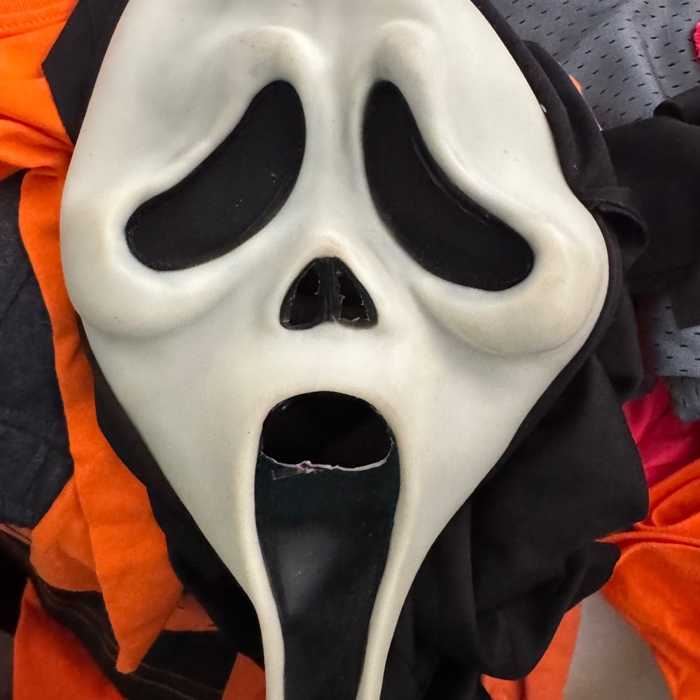 Kids Ghost Face Costume - Black and White